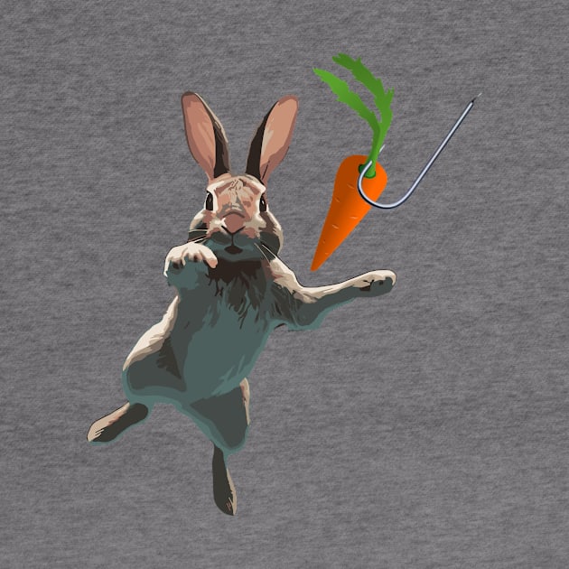 Chasing carrot funny bunny! by YeaLove